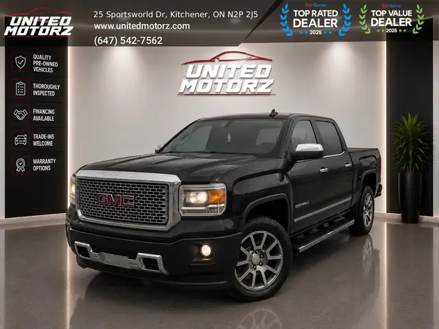 2015 GMC Sierra 1500 Denali 5.3L V8 Crew Cab~SAFETY CERTIFIED~`N