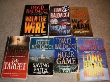 7 BALDACCI BOOKS, $25.