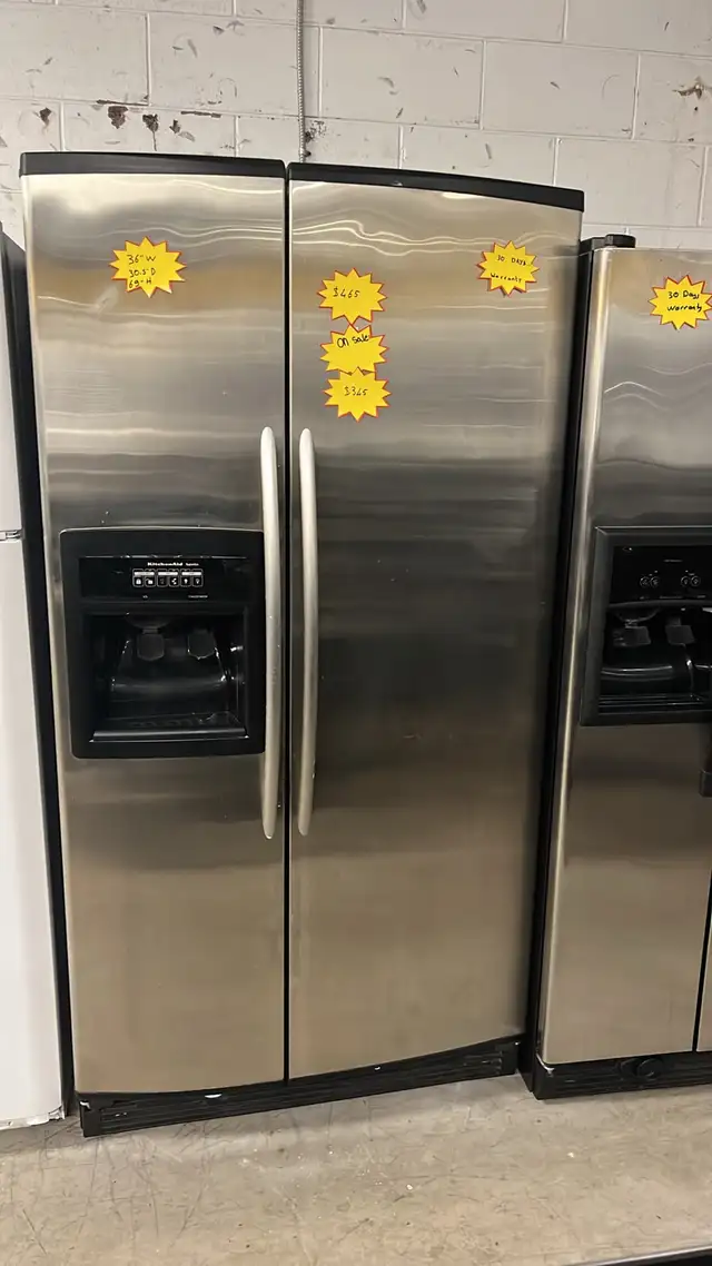 36" KitchenAid Side any Side Refrigerator-30-Day Warranty