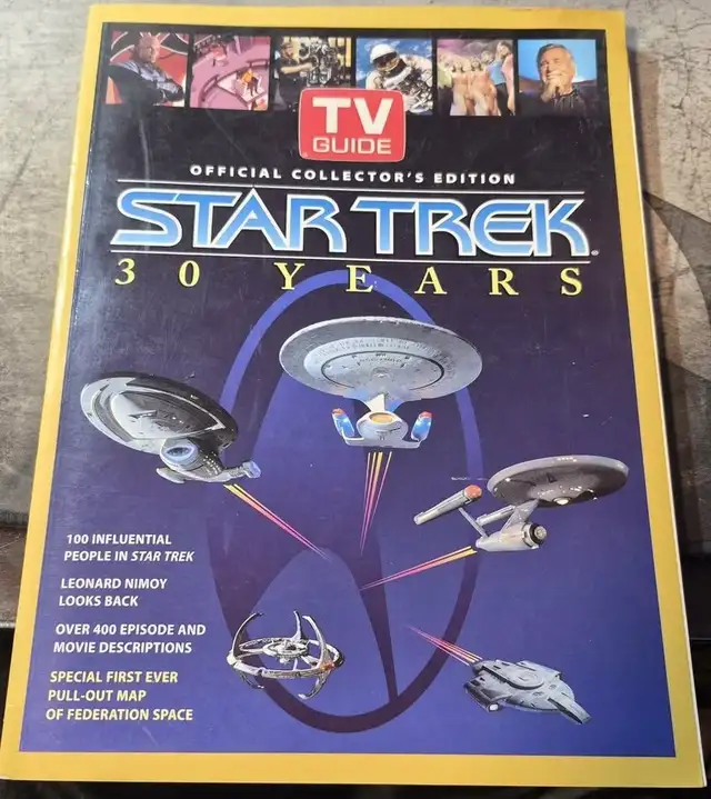 STAR TREK 30 YEARS COLLECTOR'S EDITION – COMPLETE WITH MAP - $5