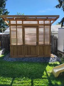 GREENHOUSE SAUNA HOT TUB R.V BOAT SHED CONTAINER DRIVEWAY PARKIN