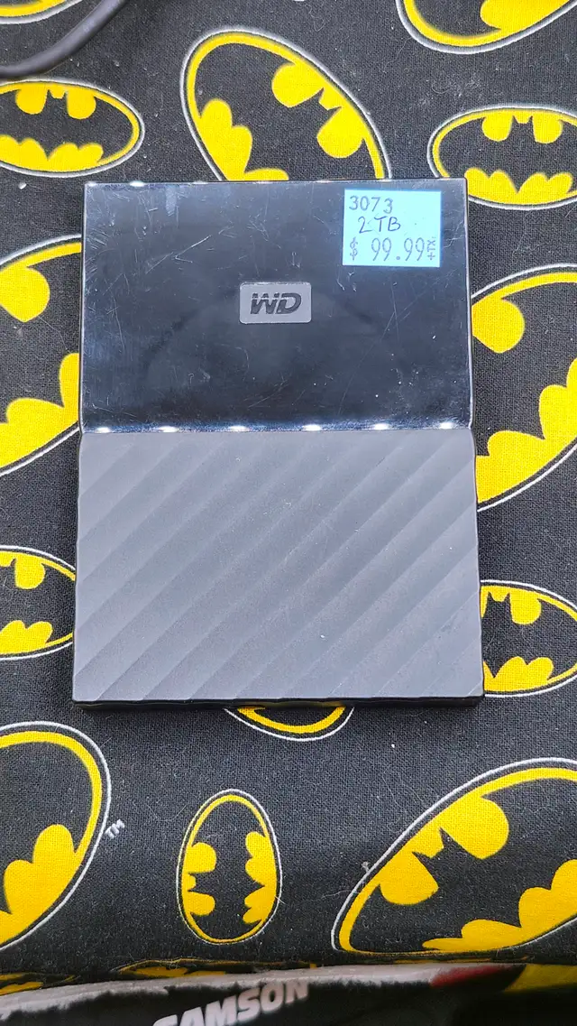 WD 2TB My Passport Portable External Hard Drive HDD (#3073)