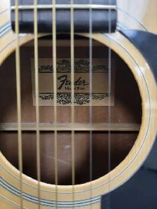 Fender F-25 Acoustic Guitar - Photo 6