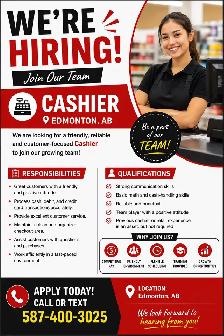 cashier job