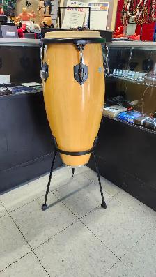 Player's Series Wood Conga 10-inch Drum w/ Stand (#3078) - Photo 2