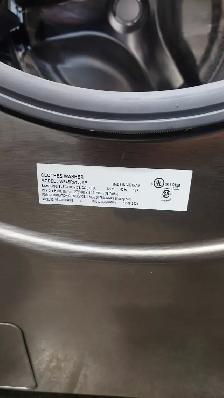 Washer - 27 Samsung 4.5 Cu ft - Front Load - WF45R6100AP- SS - Photo 2