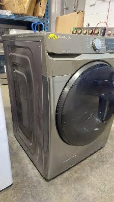 Washer - 27 Samsung 4.5 Cu ft - Front Load - WF45R6100AP- SS - Photo 3