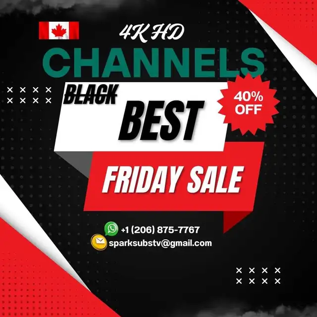 Free I.P.T.V month - 4K quality channels