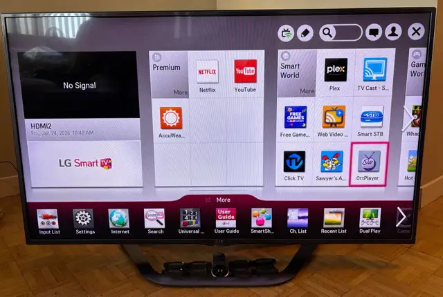 55 inch 3D Smart TV