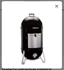 WEBER Smokey Mountain Cooker Smoker 22' (Largest) - Photo 3
