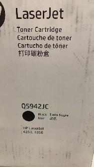 Genuine HP Q5942JC High-Yield Black LaserJet Toner Cartridge