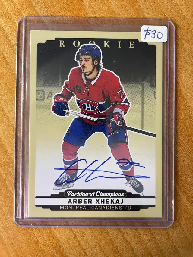 2022-23 Parkhurst Champions Autographs #309 Arber Xhekaj SP