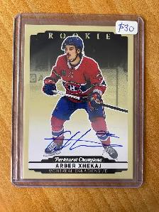 2022-23 Parkhurst Champions Autographs #309 Arber Xhekaj SP