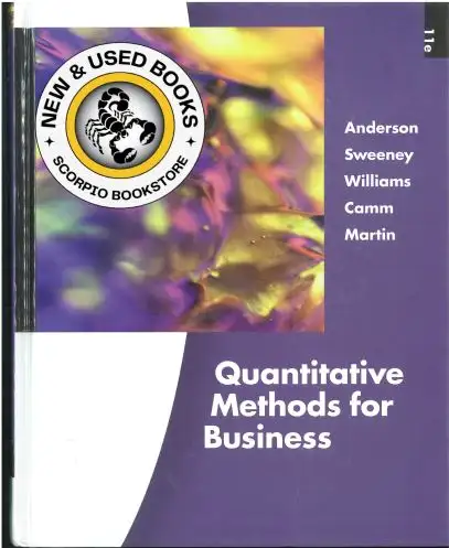 Quantitative Methods for Business 11th Edition 9780324651812