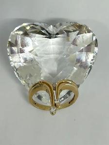 14K Yellow Gold Diamond Bypass Ring - Photo 7