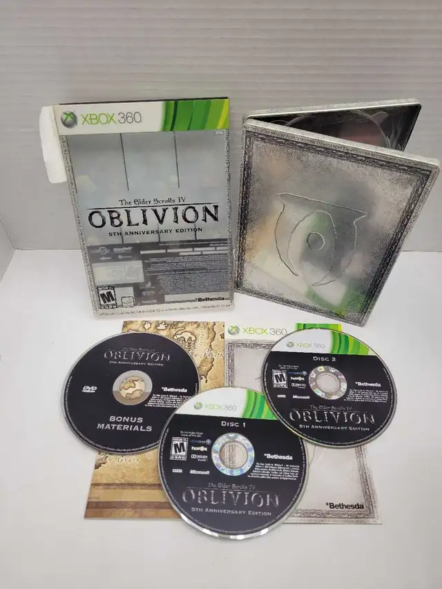 360 Elder Scrolls IV Oblivion 5th Anniversary Complete