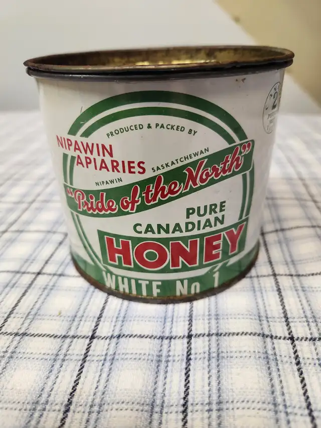 Vintage Honey tin