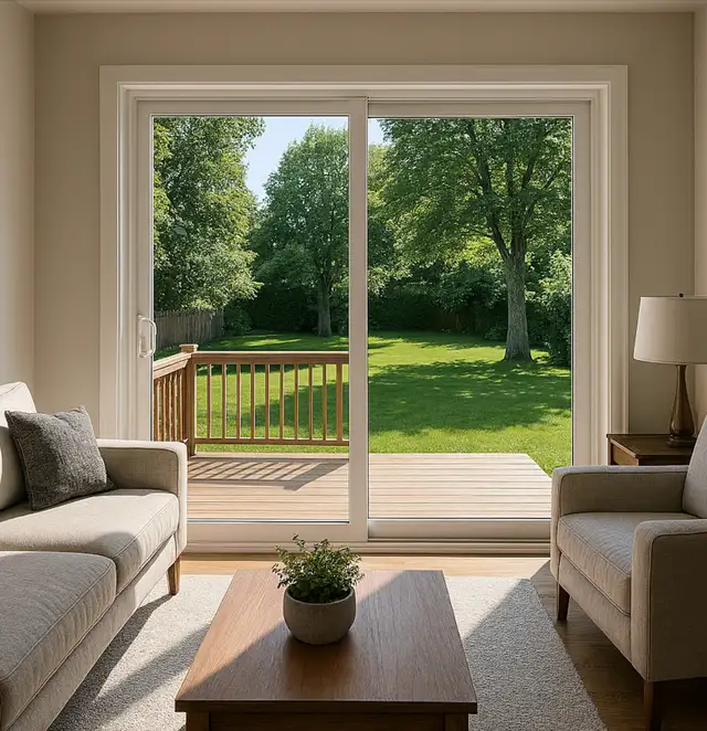 White Vinyl Patio Doors – Best Price for Complete System