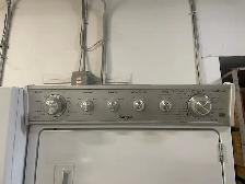 Laveuse sécheuse superposées Stacker 27'' blanche Whirlpool - Photo 2
