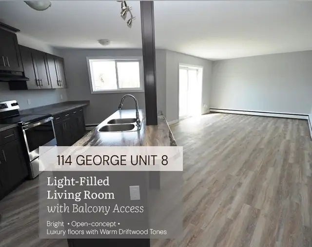 Renovated 2-bedroom - Avail Sept - 114 George