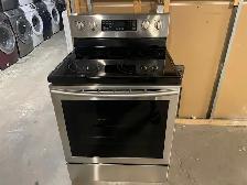 Cuisinière stainless vitrocéramique convection Samsung