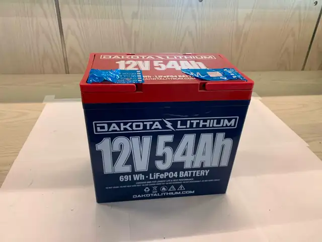 12V 54Ah LiFePO4 Marine Battery Dakota Lithium Deep Cycle Mobili