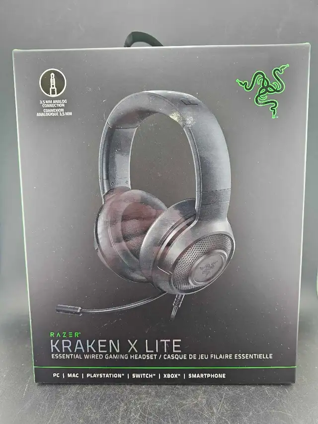 Razer Kraken X LITE In Box