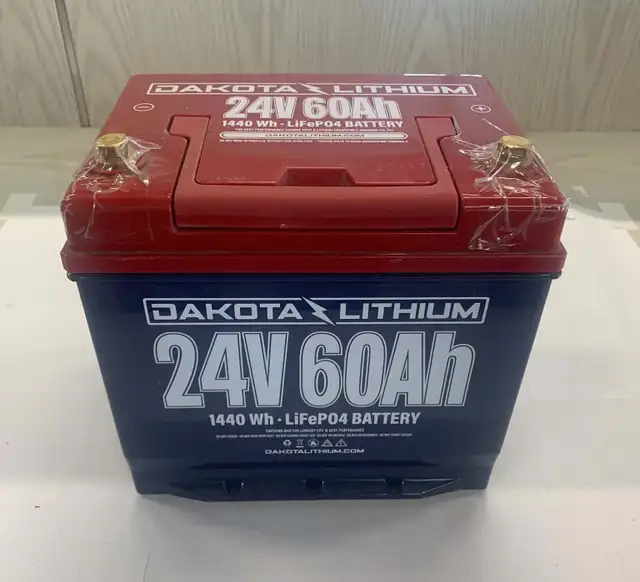 Dakota Lithium DL  24V 60Ah LiFePO4 Battery 1000 CCA Dual Purpos