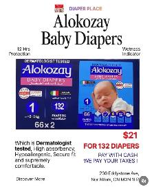 Alokozay New Born Baby Diapers$21 - Photo 2