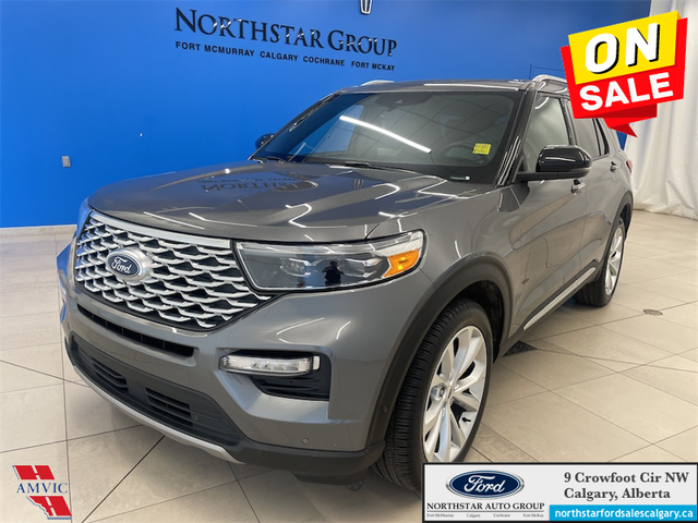 2022 Ford Explorer Platinum HEATED LEATHER SEATS - SUNROOF - 3.0