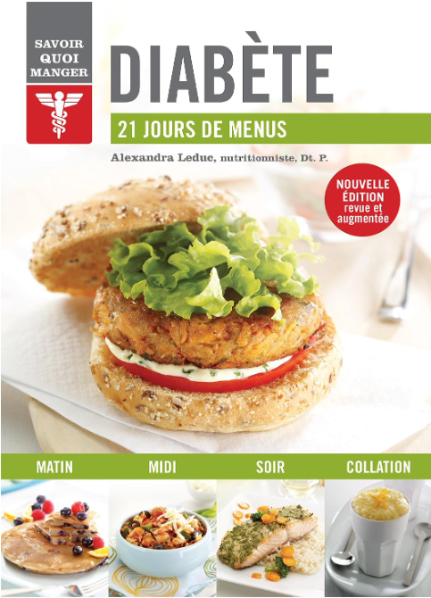 Savoir quoi manger Diabète: 21 jours de menus UPC: 9782897761165