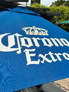 Smirnoff rolling Cooler and Large Corona Umbrella $100 - Photo 3