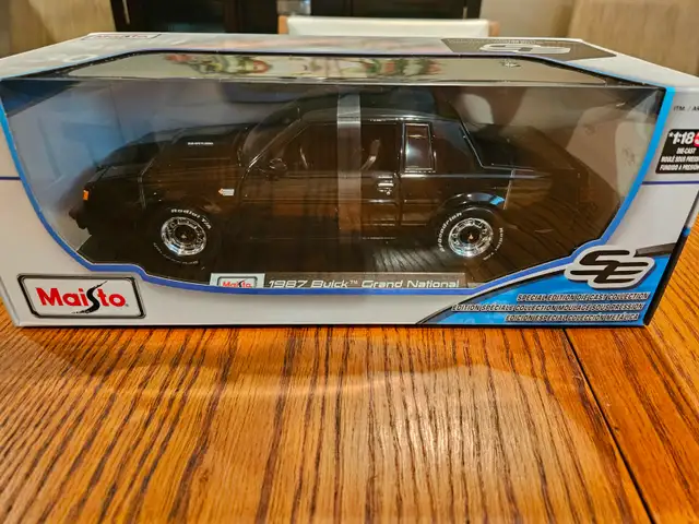 NEW 1/18 1987 BUICK GRAND NATIONAL DIECAST - $39.99