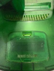(JUNGLE GREEN) N64 CONSOLE W/ACC - Photo 3