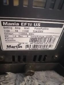 Martin F1 series projector with no cord - Photo 4