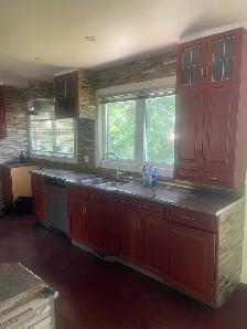 Kitchen cabinets / wood and countertops in granite for sale - Photo 3
