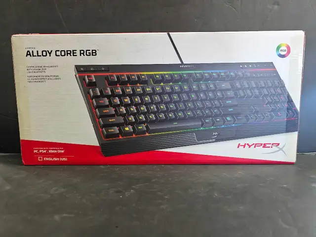 New HyperX Alloy Core Keyboard