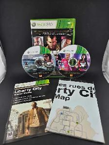 XBOX 360 GTA IV & EPS. FROM LIBERTY CITY W/MANUAL