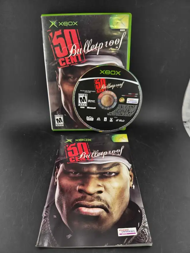 XBOX 50 CENT BULLETPROOF W/MANUAL