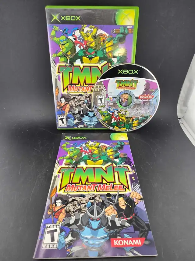 XBOX TMNT MUTANT MELEE W/MANUAL