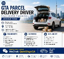 Hiring Parcel Delivery Drivers - GTA