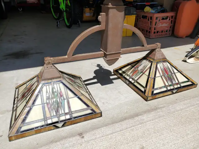 Vintage pool table light