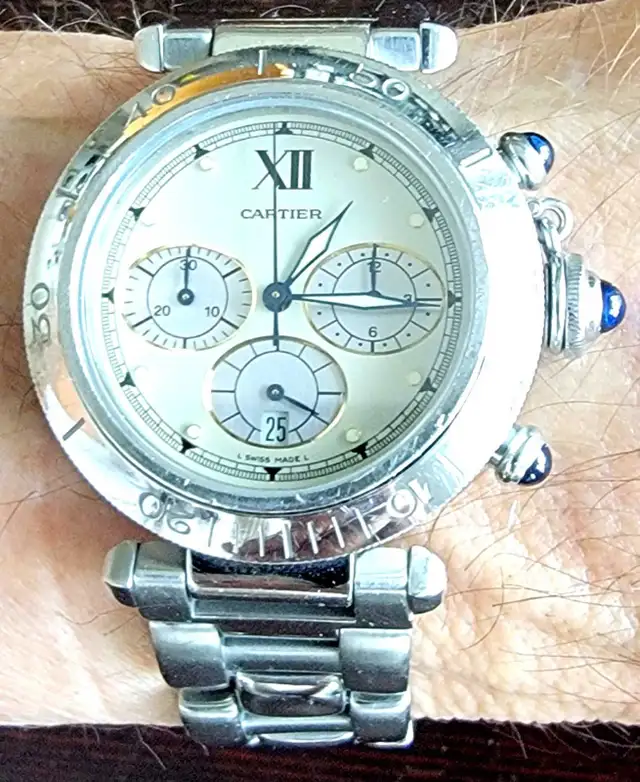 Cartier Pasha 1997 wrist watch.