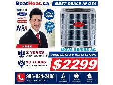 Air Conditioner and Furnace from Carrier, Lennox & Goodman $2299