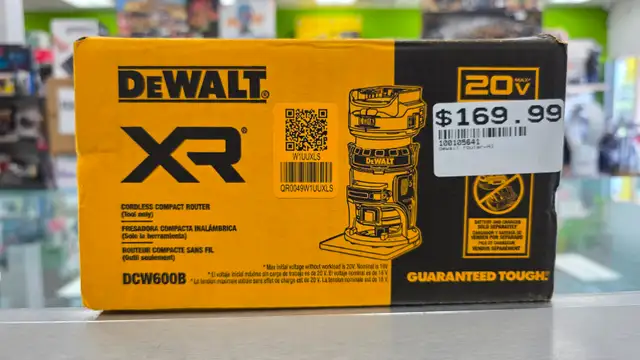 DEWALT 20v Compact Router DCW600B - BRAND NEW
