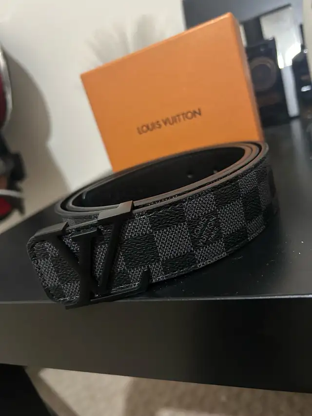 Black LV belt