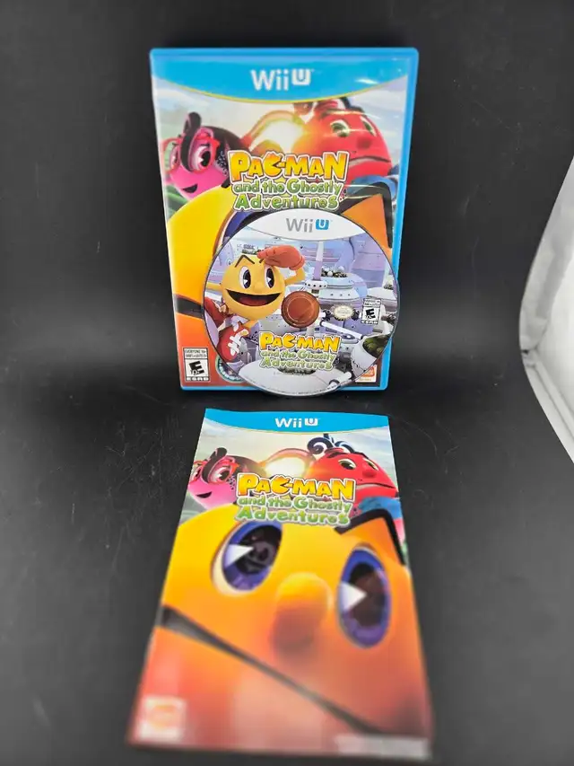WII U PAC-MAN AND THE GOSTLY ADVENTURES W/MANUAL