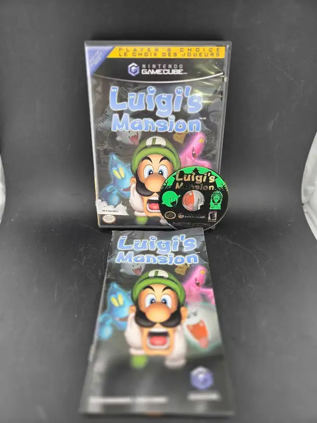 NINTENDO GAMECUBE LUIGI'S MANSION W/MANUAL