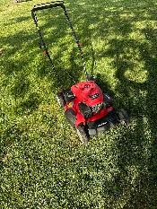 Powersmart 161cc lawn mower with new spark plug