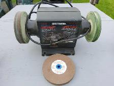 Craftsman Bench Grinder, 3/8 Drill and Black and Decker Sander - Photo 3